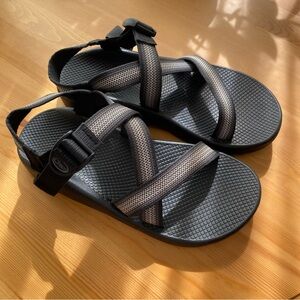 Chaco Men’s Z/1 Adjustable Strap Classic Sandal, Split Grey, 11